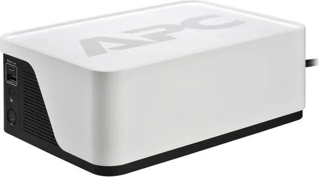 Alt view image 2 of 20 - APC BE700G3 UPSBack-UPS, 700VA/420W, Floor/Wall Mount, 120V, 6x NEMA 5-15R outlets, USB Type A + C Ports, Battery is not user replaceable - Floor/Wall Mountable - AVR - 8 Hour Recharge - 120 V Input