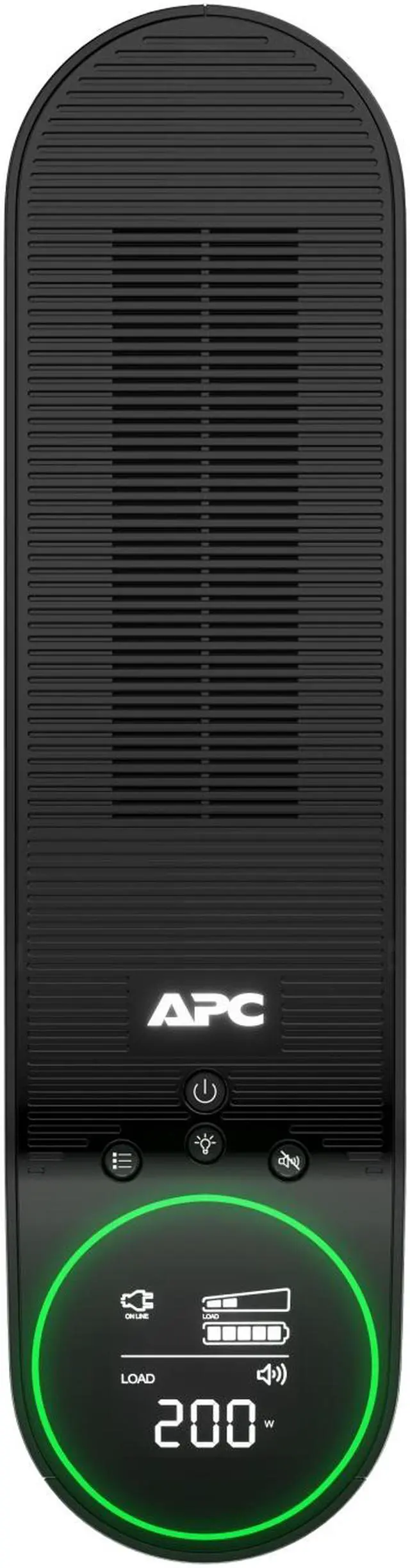 Alt view image 4 of 4 - APC BGM1500B-US Back-UPS Pro for Gaming, 1500VA/900W, Tower, 120V, 10x NEMA 5-15R outlets, RGB Lights, Pure Sine Wave, Midnight (Black)-Tower - 16 Hr Recharge -120 V Input- 120 V AC Output - Sin Wave -USB - 6 x NEMA 5-15R Receptacle(s)