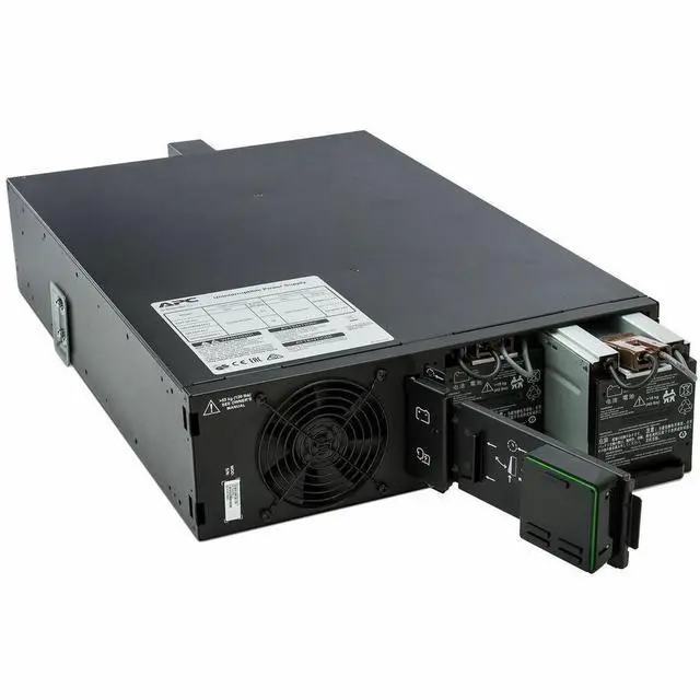 Alt view image 3 of 3 - APC Smart-UPS On-Line 5400VA Rack-Mountable UPS - 3U - 208V - 2x L6-20R+2x L6-30R NEMA outlets - Network Card+SmartSlot - SRT5KRMXLT-A