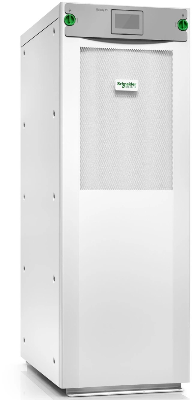 Main image of APC GVSUPS10KB4HS Galaxy VS UPS 10kW 400V, 1 internal 9Ah smart modular battery string, expandable to 4, Start-up 5x8 - 10000VA - Hard Wire 5-wire (3PH + N + G) 1 - White - 1 Year Warranty