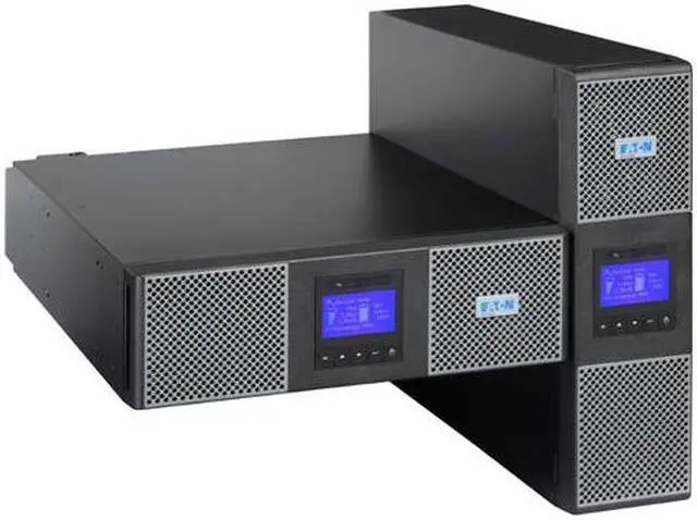 Main image of Eaton 9PX 6000VA 5400W 208V Online Double-Conversion UPS - L6-30P, 2 L6-20R, 2 L6-30R, Hardwired Output, Cybersecure Network Card, Extended Run, 3U Rack/Tower - 3U Rack/Tower-3 Minute Stand-by- 9PX6K