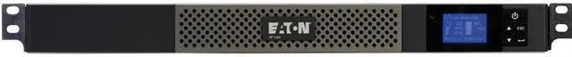 Main image of Eaton 5P1000R 5P 1000VA 770W 120V Line-Interactive UPS, 5-15P, 5x 5-15R Outlets, True Sine Wave, Cybersecure Network Card Option, 1U Rack-mountable - 5 Minute Stand-by - 110 V AC Input - 132 V AC Output - 5 x NEMA 5-15R