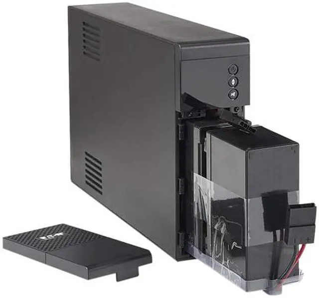 Alt view image 4 of 5 - Eaton 5S1000LCD 5S UPS 1000VA 600 Watt 120V LCD Line-Interactive Battery Backup ECO USB - Tower - 3 Minute Stand-by - 110 V AC Input - 115 V AC Output - 10 x NEMA 5-15R