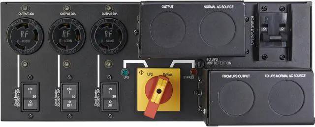 Main image of EATON MBP11K208 Rear-Mount 3U 208V Mnt Bypass Module for 8/11KVA 9PX