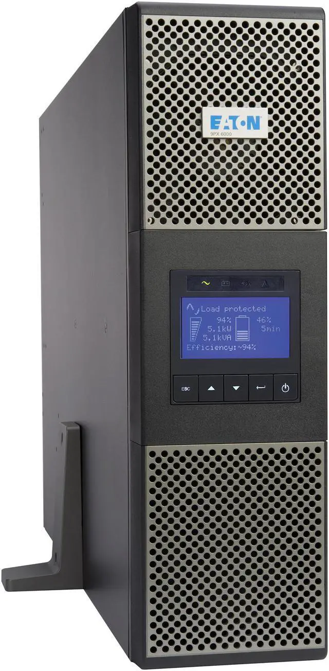 Main image of Eaton 9PX 2000VA 1800W 120V Online Double-Conversion UPS - 5-20P, 6x 5-20R, 1 L5-20R Outlets, Cybersecure Network Card, Extended Run, 2U Rack/Tower - 2U Rack/Tower - 100 V AC, 110 V AC-9PX2000RTN