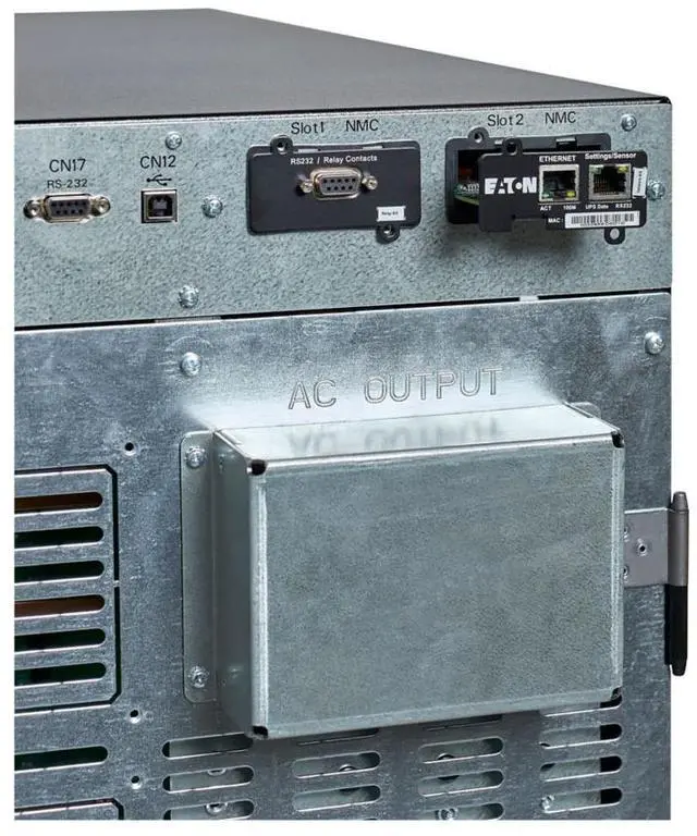 Alt view image 4 of 5 - Eaton 9PXM8S8K-PD 9PXM UPS, 8 kVA scalable to 16 kVA, Hardwired input, Outputs: (4) 5-20R, (2) L6-30R, 208-240V, Rack/Tower, 14U