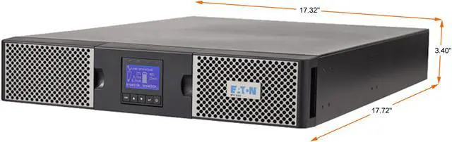 Alt view image 2 of 2 - Eaton 9PX 9PX1500RTN-L Lithium ion UPS, 2U, 1500 VA, 1350 W, 5-15P Input, Outputs: (8) 5-15R, 120V, Includes Network Card