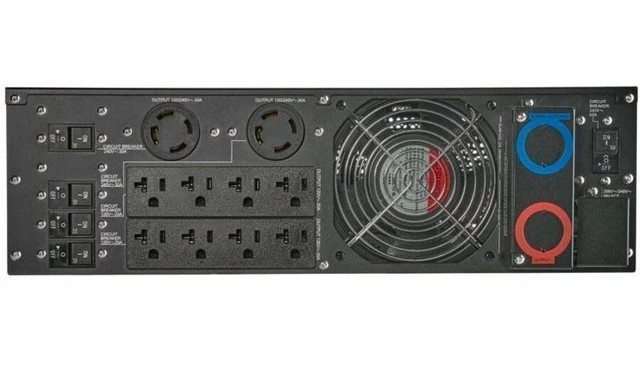 Alt view image 2 of 4 - Eaton 9PX G2 10kVA 120V Step-Down Transformer - 8 NEMA 5-20R and 2 L14-30R Outlets - 50/60 Hz - Hardwire Input - 3U Rack/Tower - 9PXTFMR11G2