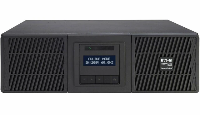 Alt view image 2 of 5 - Tripp Lite SmartOnline SU6000RT 6000VA Rack/tower UPS - 3U Rack/Tower - AVR - 3 Minute Stand-by - 230 V AC Input - Single Phase - Pure Sine Wave - Serial Port - USB - 2x NEMA L6-20R, 2x NEMA L6-30R