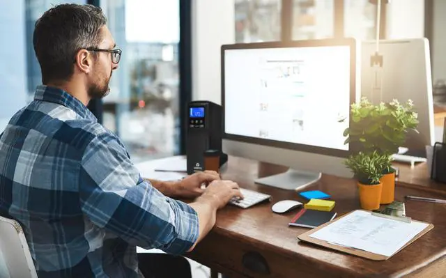 Alt view image 5 of 5 - Vertiv Liebert PSA5-1000MT120, 1000VA/600W 120V Uninterruptible Power Supply, 10 Outlets, USB Charging, Line Interactive, AVR, Battery Backup with Surge Protection