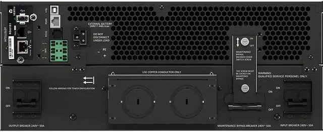 Alt view image 3 of 3 - Vertiv Liebert GXT5 UPS - 5kVA/5kW/208 and 120V | Online Rack Tower Energy Star GXT5-5000MVRT4UXLN