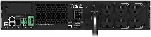 Alt view image 2 of 3 - Vertiv Liebert GXT5 Lithium-Ion Online UPS 1500VA/1350W 120V Tower/Rack UPS GXT5LI-1500LVRT2UXL