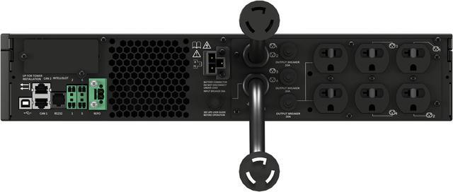 Alt view image 3 of 3 - Vertiv Liebert GXT5LI-3000LVRT2UXL GXT5 Lithium-Ion Online UPS 3000VA/2700W 120V Tower/Rack UPS -Single-phase UPS |0.9 Output Power Factor | Lowest TCO | Optional RDU101 Card| full-color LCD Interface