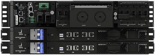 Alt view image 3 of 3 - Vertiv Liebert GXT5 Lithium-Ion Online UPS 8000VA/8000W 120V/208V Rack/Tower UPS  GXT5LI-8000MVRT4UXLN