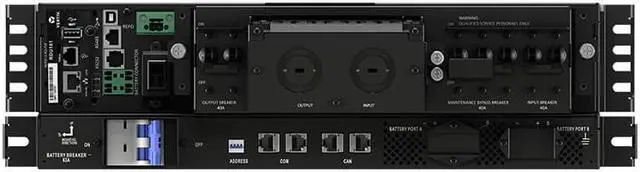 Alt view image 3 of 4 - Vertiv Liebert GXT5LI-6000MVRT3UXLN GXT5 Lithium-Ion Online UPS 6000VA/6000W 120V/208V Rack/Tower UPS - Single-phase UPS | 1.0 Output Power Factor | Lowest TCO | Full-color LCD Interface