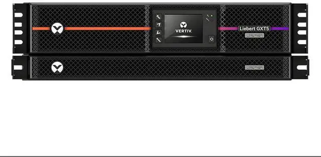 Alt view image 2 of 4 - Vertiv Liebert GXT5LI-6000GVRT3UXLN GXT5 Lithium-Ion Online UPS 6000VA/6000W 200V-240V 3U Rack/Tower - Single-phase UPS | 1.0 Output Power Factor | Lowest TCO | Full-color LCD Interface