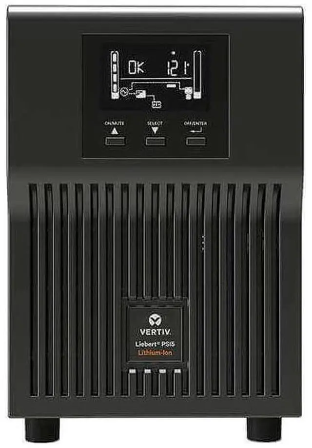 Main image of Vertiv Liebert PSI5-1500MT120LIN PSI5 Lithium-Ion 1500VA Tower w/SNMP card 120V, 0.9 Output Power Factor, 2U Rack/Tower, 3U Short Depth Rack/Tower, Up to ten battery-backed outlets