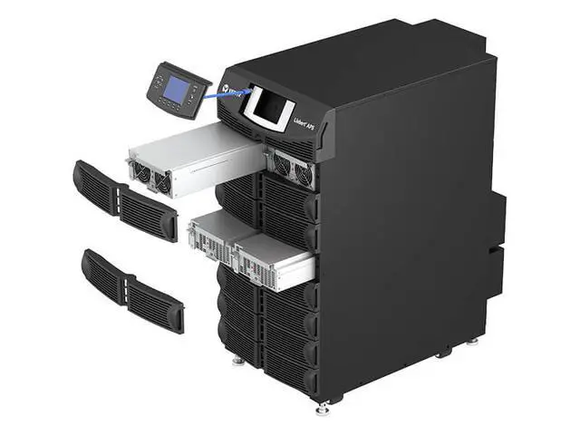 Alt view image 3 of 5 - Vertiv Liebert AL6A0NHUGNNXLKB, 5kVA/4.5kW, 208/120VAC LLNG, 8min runtime - Hot swappable power, battery and control modules allow for maintenance on the system without disturbance to attached loads - OEM