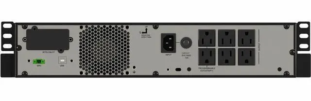 Alt view image 2 of 2 - Vertiv Liebert PSI5 Lithium-Ion Short-Depth 800VA 720W 120V 2U Rack/Tower UPS with network management card - PSI5-800SRT2ULIN