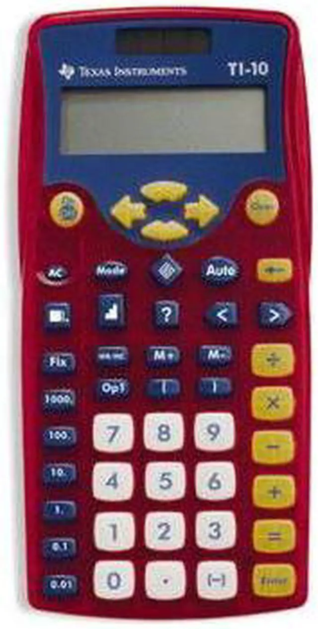 Main image of Texas Instruments TI10TK 2-line calculator with large keys - 10 Pack