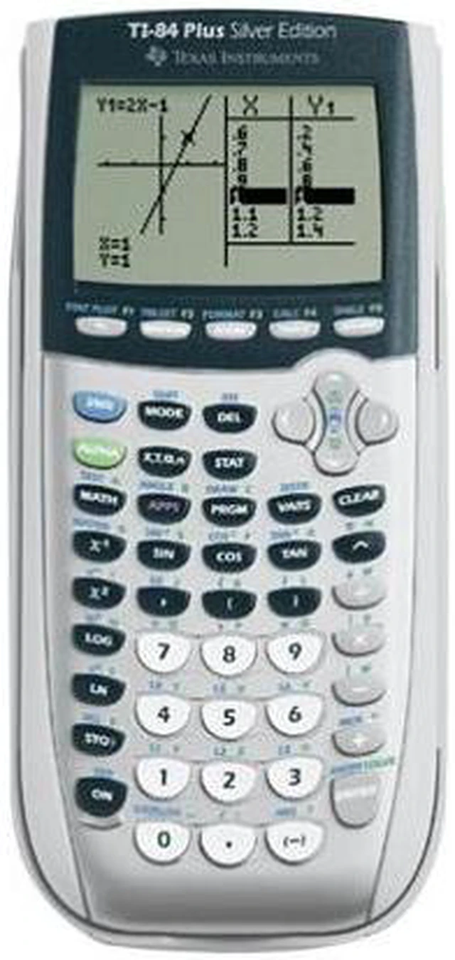Ti54 Texas Instruments TI84PLUSSLVRVSC Viewscreen Calculator - Newegg.com