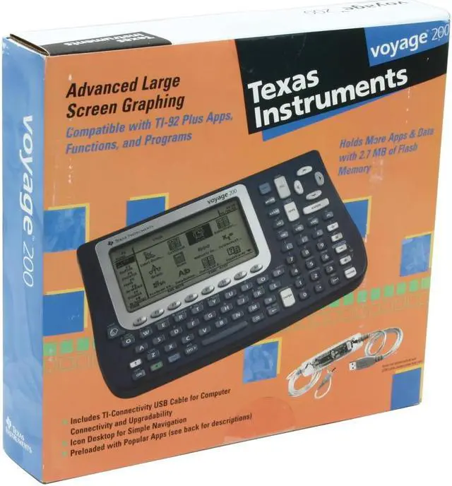 Alt view image 6 of 6 - Texas Instruments Voyage 200 Calculator