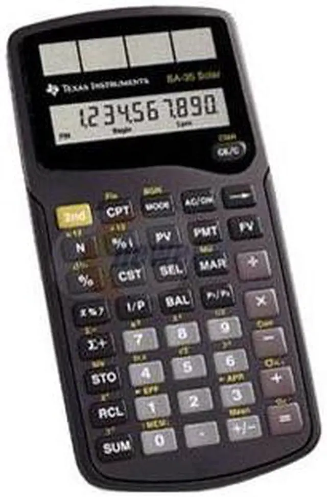 Main image of Texas Instruments BA-35 SOLAR SOLAR Calculator
