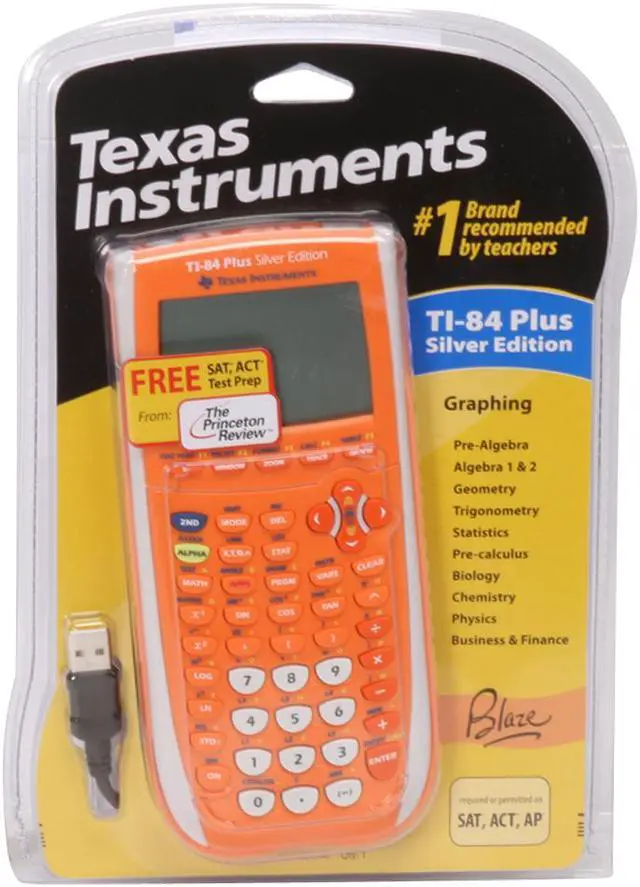 Main image of Texas Instruments TI-84 Plus orange Calculator