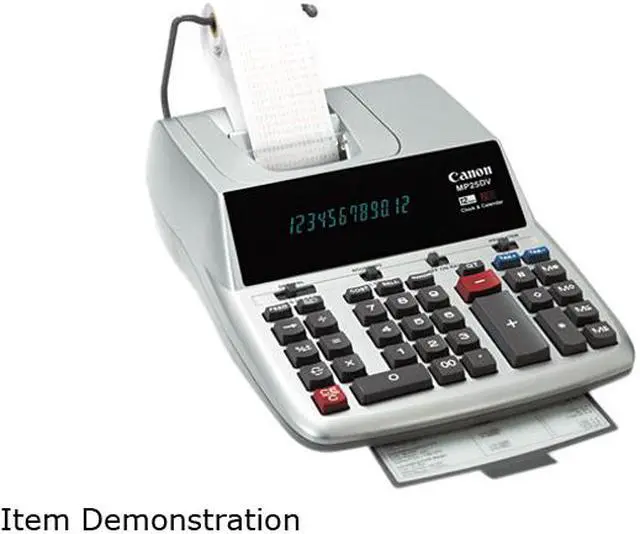 Main image of Canon MP25DVS MP25DVS Two-Color Ribbon Printing Calculator, 12-Digit Fluorescent, Black/Red