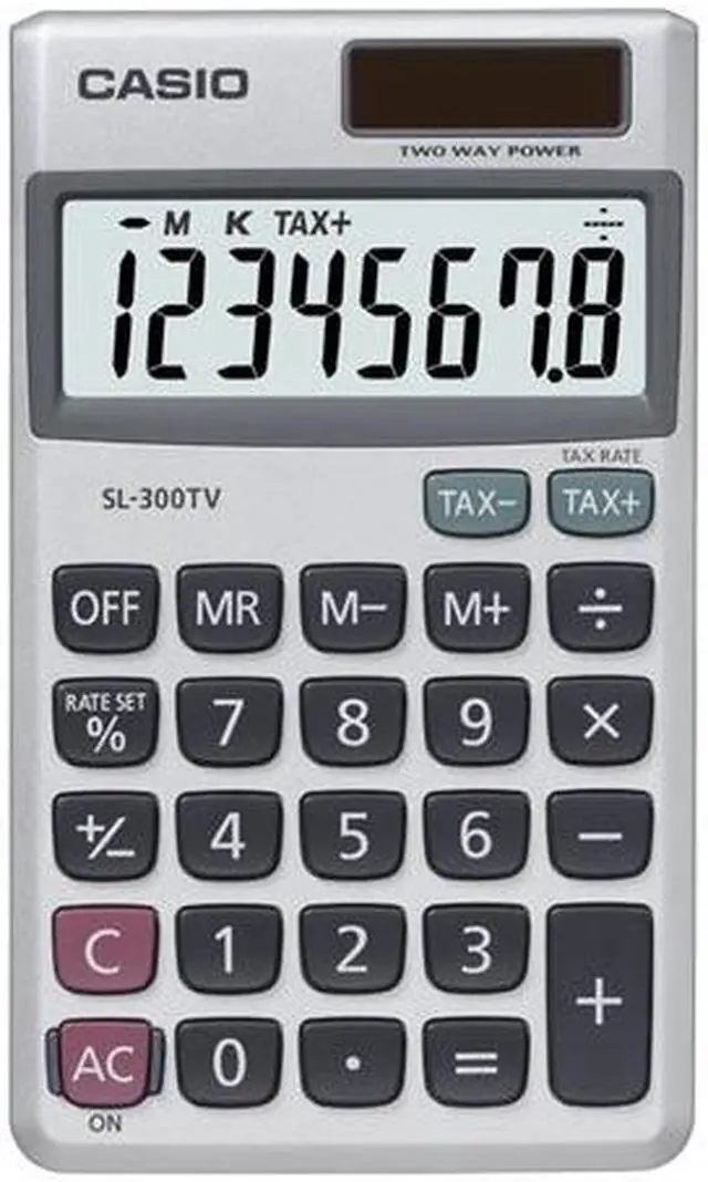 Main image of Casio SL-300 Wallet Style Pocket Calculator