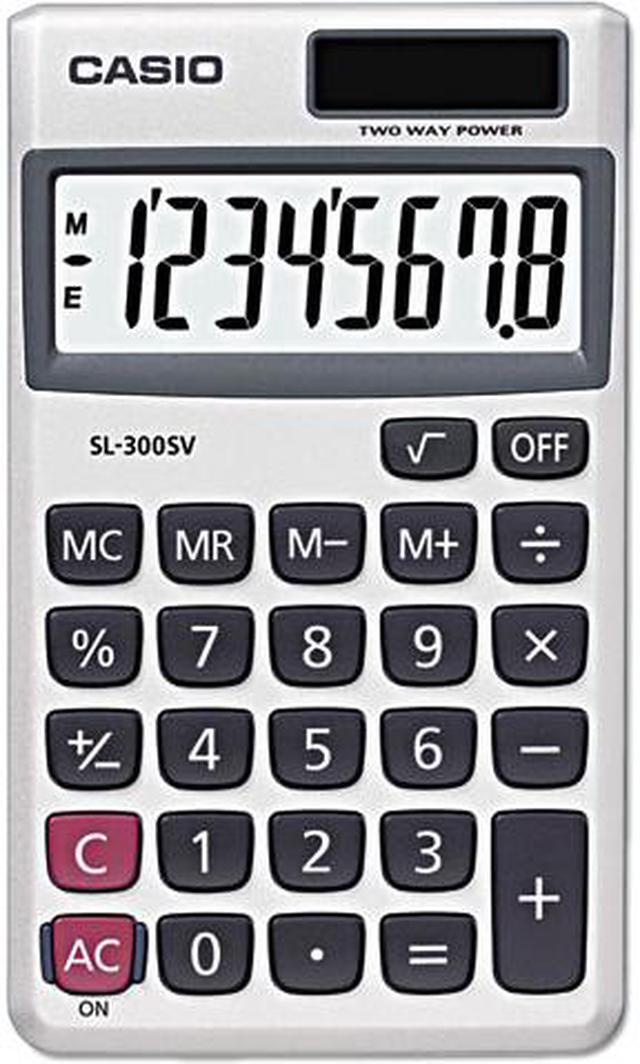 Main image of Casio Wallet Solar Calculator with 8-Digit Display