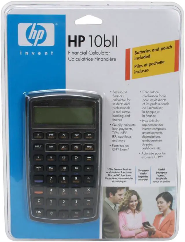 Alt view image 2 of 3 - HP 10BII F1902A#ABC Financial Calculator