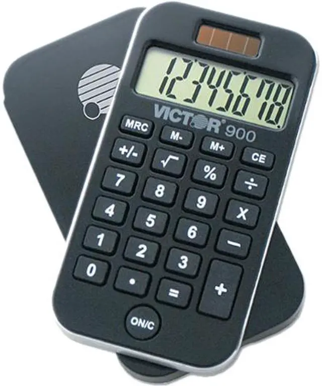 Main image of Victor 900 AntiMicrobial Pocket Calculator, 8-Digit LCD