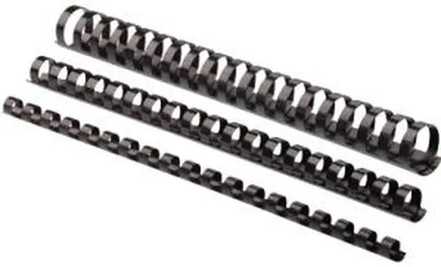 Main image of 52509 Fellowes Black 3/4" 25PK Binding Combs