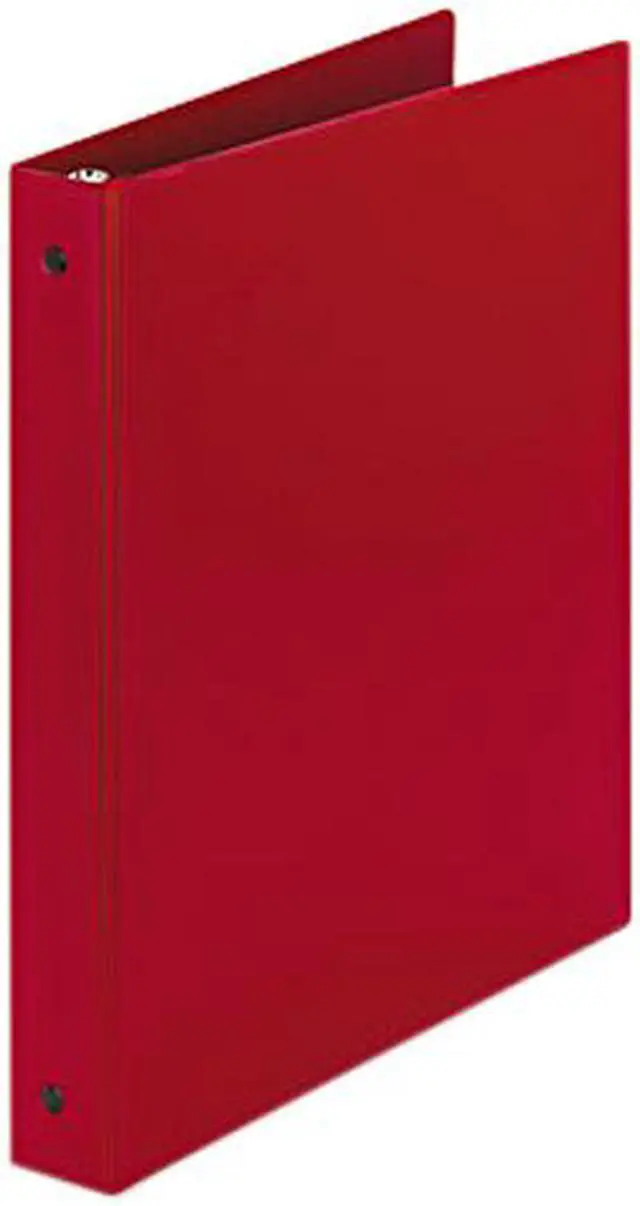 Main image of Avery 03310 Economy Round Ring Reference Binder, 1" Capacity, Red