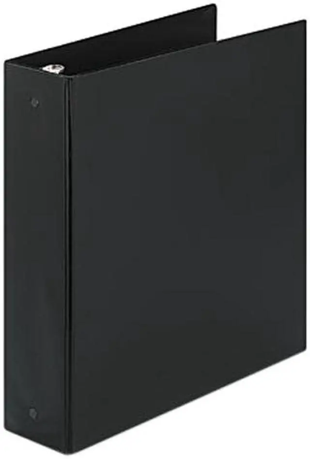 Main image of Avery 03501 Economy Round Ring Reference Binder, 2" Capacity, Black