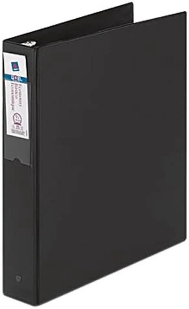 Main image of Avery 04401 Economy Round Ring Reference Binder, 1-1/2" Capacity, Black