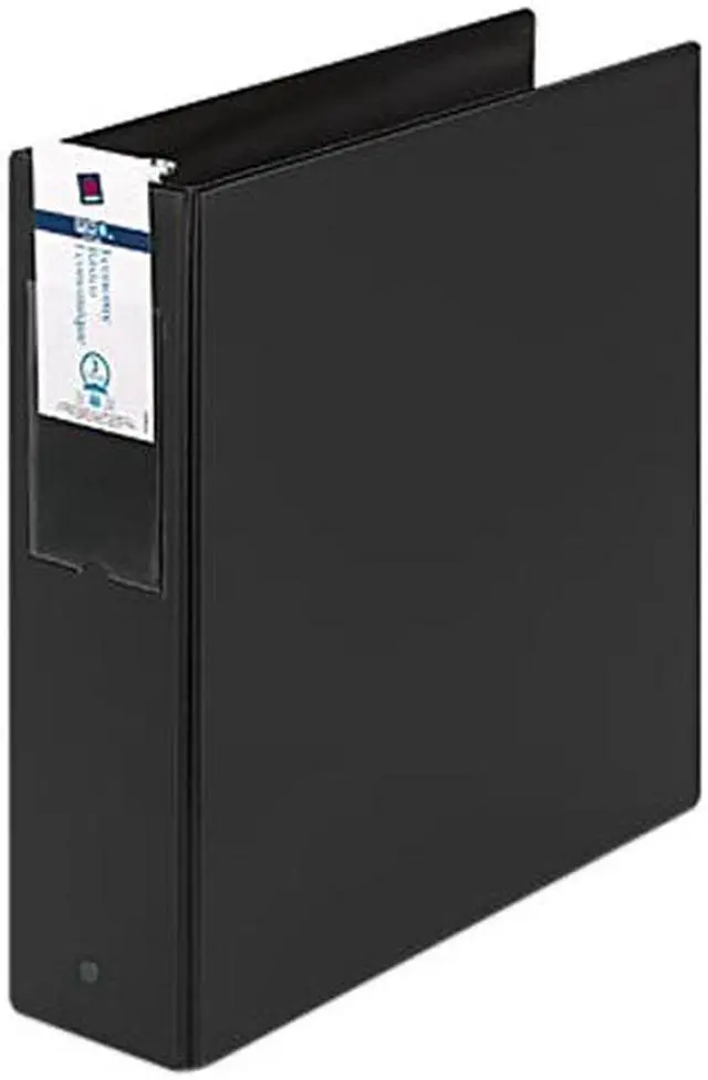 Main image of Avery 04601 Economy Round Ring Reference Binder, 3" Capacity, Black