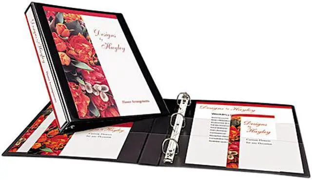 Main image of Avery 05300 Nonstick Heavy-Duty Round Ring View Binder, 1" Capacity, Black