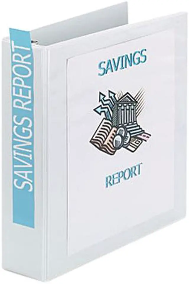 Main image of Avery 19701 Showcase Reference View Binder, 2" Capacity, White