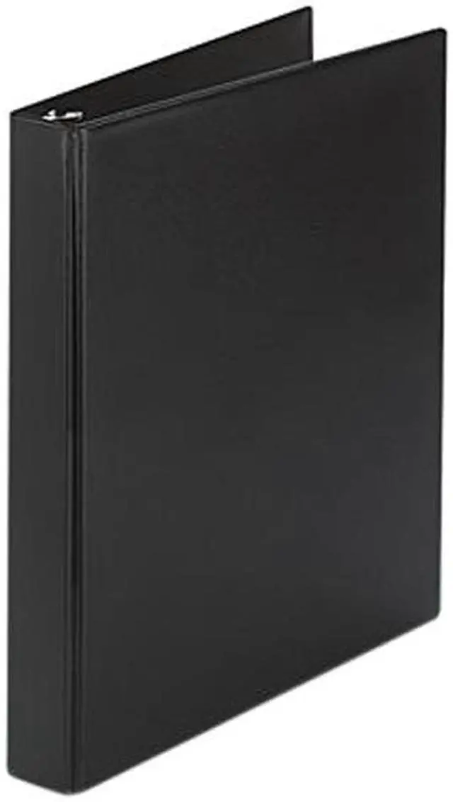 Main image of Avery 27250 Durable EZ-Turn Ring Reference Binder, 11 x 8-1/2, 1" Capacity, Black