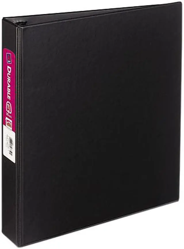 Main image of Avery Durable Binder with Slant Rings 11 x 8 1/2 1 1/2" Black 27350