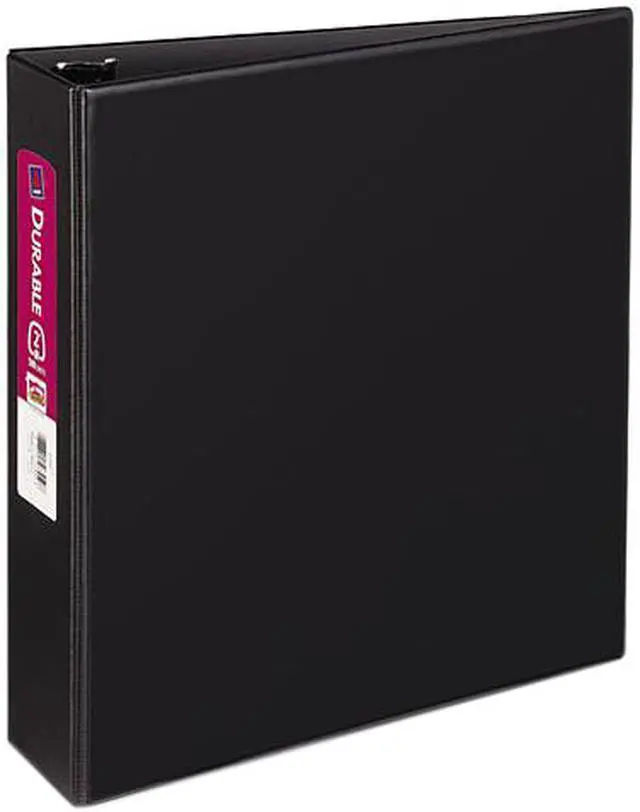 Main image of Avery 27550 Durable EZ-Turn Ring Reference Binder, 11 x 8-1/2, 2" Capacity, Black