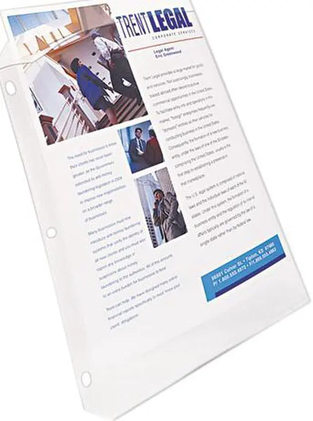Main image of Avery 74130 Top-Load Poly Sheet Protector, Super Heavy Gauge, Letter, Diamond Clear, 50/Box, 1 Box