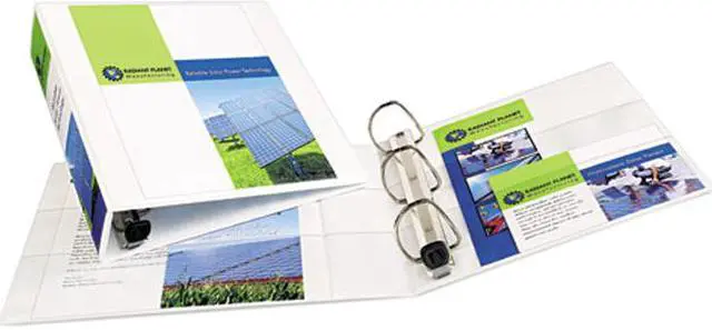 Main image of Avery 79192 79192 Nonstick Heavy-Duty EZD Reference View Binder, 2" Capacity, White