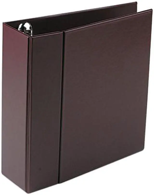 Main image of Avery 79364 Heavy-Duty Vinyl EZD Ring Reference Binder, 4" Capacity, Maroon