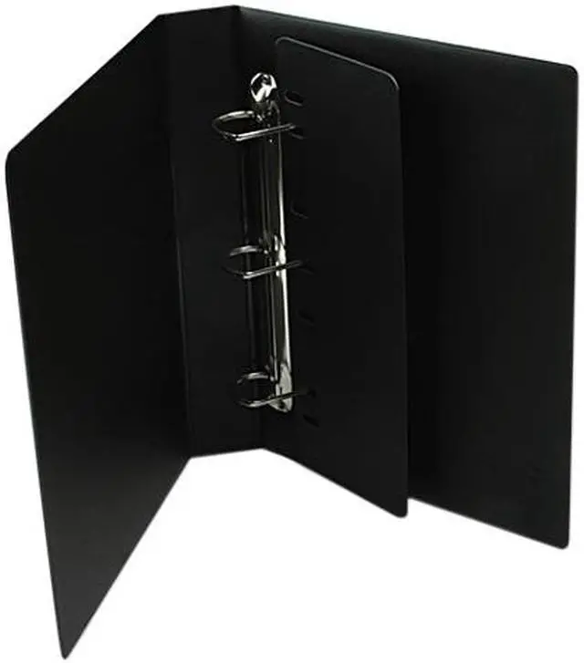 Main image of Cardinal 14532 Heavyweight Vinyl Slant-D 3-Ring Binder With Label Holder, 2" Cap, Black