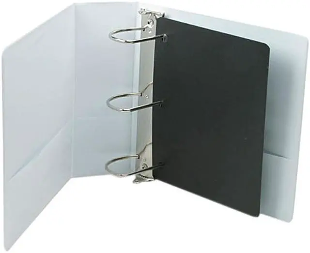 Main image of Cardinal 17810 Vinyl ClearVue XtraValue Slant D-Ring Presentation Binder, 4" Capacity, White
