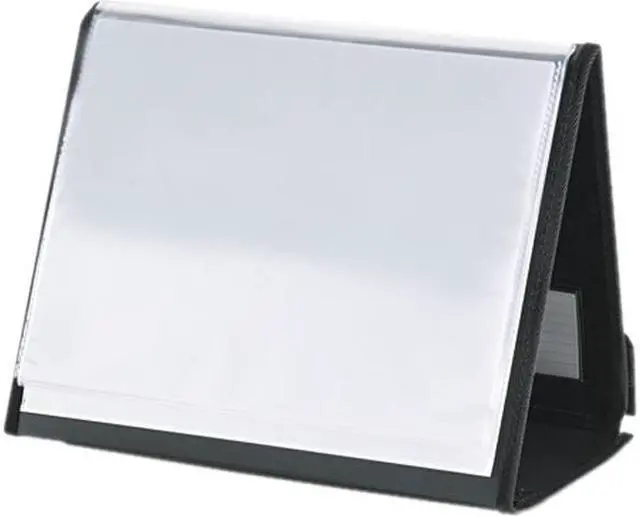 Main image of Cardinal 52132 ShowFile Horizontal Display Easel, 20 Letter-Size Sleeves, Black