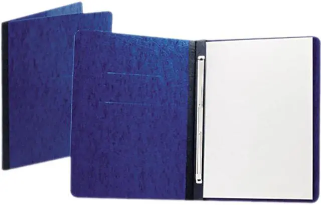 Main image of Oxford 12702 PressGuard Report Cover, Prong Clip, Letter, 3" Capacity, Dark Blue